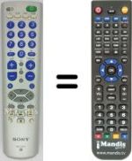 Replacement remote control Samsung RM-V202T
