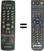 Replacement remote control Samsung AA59-00006A