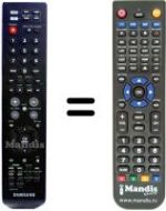 Replacement remote control Samsung HTX50