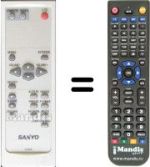 Replacement remote control CXWW