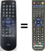Replacement remote control Seg VCR5361