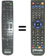 Replacement remote control RMT-V407C