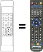 Replacement remote control Gbc DMQ2025