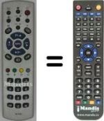 Replacement remote control RC2183