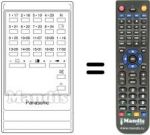 Replacement remote control Panasonic TNQ1603