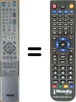 Replacement remote control Targa DRH-5000