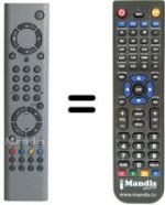 Replacement remote control Techwood RC1546