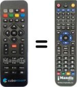 Replacement remote control TIM TIMVISION