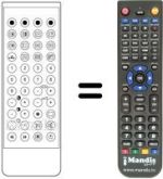 Replacement remote control Waltham CT1420F