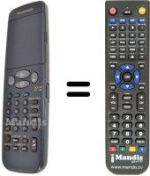 Replacement remote control Panasonic VEQ2041