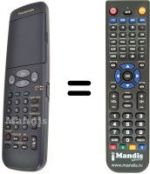 Replacement remote control Panasonic VEQ2055