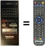 Replacement remote control Panasonic VSQ0380