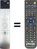 Replacement remote control Loewe ACONDA9281ZW