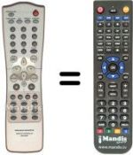 Replacement remote control Marantz DV7010