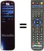 Replacement remote control Amstrad SRX501