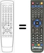 Replacement remote control Aeg 2002P