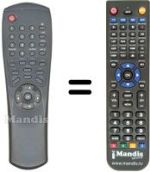 Replacement remote control Thorn NR4834