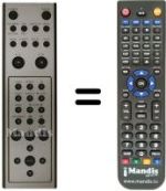 Replacement remote control Amstrad DXS3500