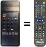 Replacement remote control FREECOM OR68 / 2