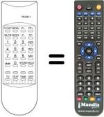 Replacement remote control RC0811