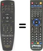 Replacement remote control Marantz DV6200