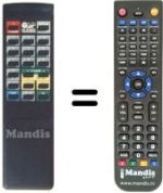 Replacement remote control Amstrad SRX510