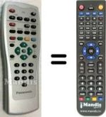Replacement remote control Panasonic TU-CT20