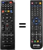 Replacement remote control 71HD2