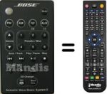 Replacement remote control Acoustic Wave Music System II