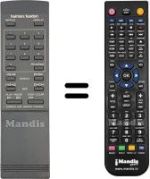 Replacement remote control HD400-HD800