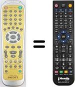 Replacement remote control MDXi30