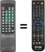 Replacement remote control REMCON2227