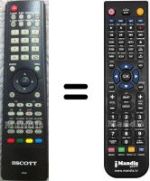 Replacement remote control Scott LTVX