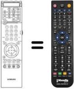 Replacement remote control 00143 A