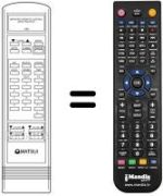 Replacement remote control 01070701