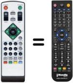 Replacement remote control Schaub Lorenz SL 330 TNT HDMI