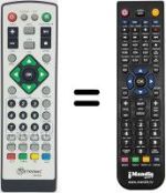 Replacement remote control Metronic ZAPBOX USB PLAYER