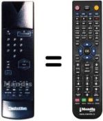 Replacement remote control 100 TS 002