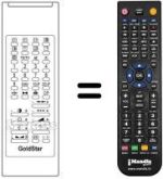 Replacement remote control LG CBT 2162 M