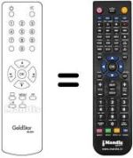 Replacement remote control 105-207H