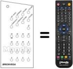 Replacement remote control 16 CHANNELS US