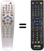Replacement remote control Aristona 17 PF 9945