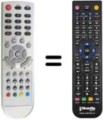 Replacement remote control Imperial 19 SAVERIUS