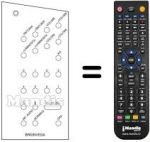 Replacement remote control 20 / 40 CHANNELS US