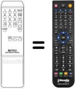 Replacement remote control 209 R
