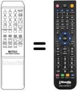 Replacement remote control 209 T