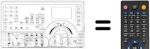 Replacement remote control NordMende V 6005 S