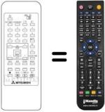Replacement remote control 290P-014010