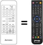 Replacement remote control 290P-014A5