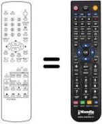 Replacement remote control RM 07201